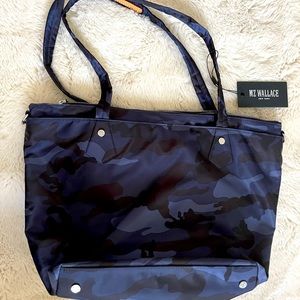MZ Wallace NWT Soho Tote M (Dark Blue Camo)